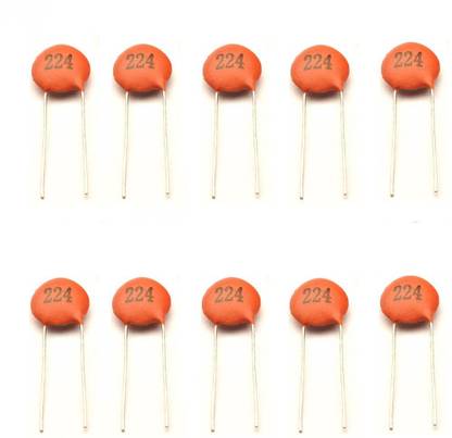 RISARYA 220nf/224/0.22uf 50V DIP,10PCS, LOW VOLTAGE CERAMIC DISC CAPACITOR Ceramic Capacitor