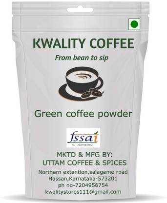 kwality coffee Green coffee powder 100 Roast & Ground Coffee