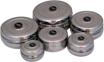 CARNIVAL Steel Utility Container  - 250 ml, 400 ml, 600 ml, 700 ml, 850 ml, 900 ml