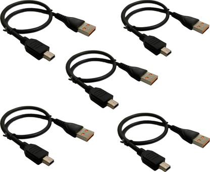 Auslese Micro USB Cable 2 A 0.3 m USB A to Mini B Cable for Arduino Nano 30cm set of 5 pcs