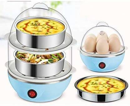 Golden Bucket Double Layer Electric Egg Boiler NY-EGG Egg Cooker(14 EGGS) Egg Cooker  (Blue, Pink, 14 Eggs) at Rs. 419