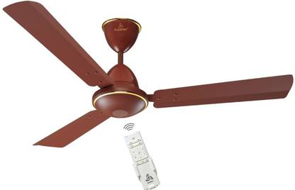 JUPITER Tricopter Matt Brown BLDC 48" (1200 mm) Energy Efficient Remote Controlled C/Fan 1200 mm 3 Blade Ceiling Fan