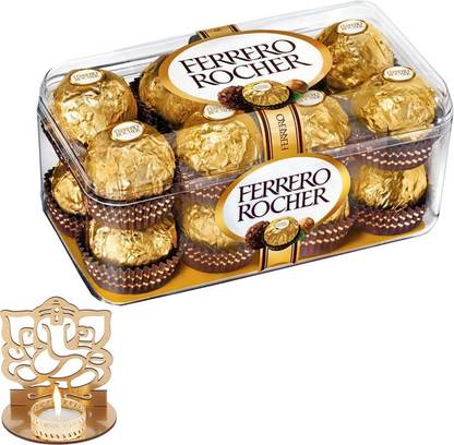 FERRERO ROCHER Gift For Loved Ones Chocolates With Ganesh Diya | Premium Chocolates For Diwali Gift Combo