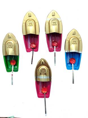 kd and sons Set of 5 steam Boat with free candle & dropper|| pop pop Boat