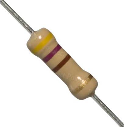 jivith 470 Ohm 2W High Quality Carbon Film Resistor (CFR) with ±5% Tolerance and Tin Plated Copper Leads. Fixed Resistor