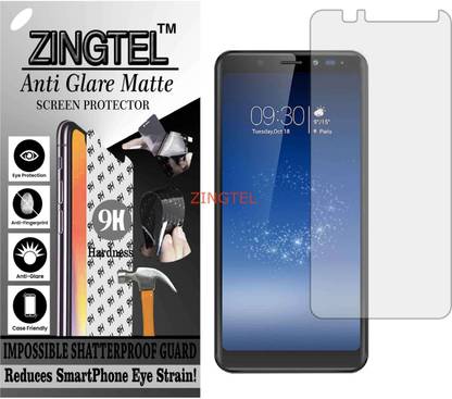 ZINGTEL Tempered Glass Guard for MICROMAX CANVAS INFINITY HS2 (Matte Flexible Shatterproof)