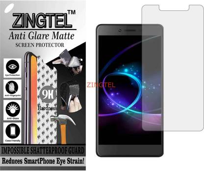 ZINGTEL Tempered Glass Guard for MICROMAX CANVAS 6 PRO E484 (Matte Flexible Shatterproof)