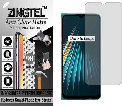ZINGTEL Tempered Glass Guard for REALME 5 S (Matte Flexible Shatterproof)