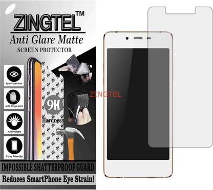 ZINGTEL Tempered Glass Guard for MICROMAX Q450 (CANVAS SLIVER 5) (Matte Flexible Shatterproof)