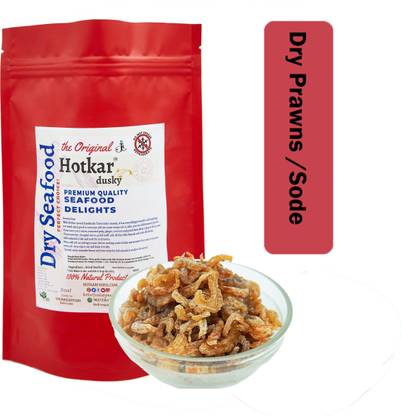 hotkar Dry and Salted Prawns Fish / Sode / Jhinga Clean