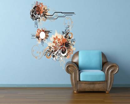 qth 50 cm ZUZo Flower Sticker Self Adhesive Sticker