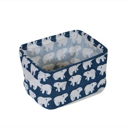 Peppy basket Cotton Foldable Linen Storage Basket-Bin Storage Basket