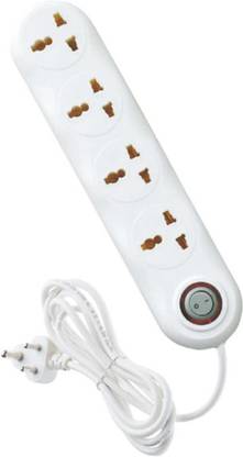 AJANTA QUARTZ AJANTA 4 WAY EXTENSION BOARD 4 WAY POWER STRIP 4  Socket Extension Boards