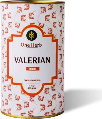 one herb Valerian Root Tea 100g | Magic Sleep Potion | Eases PMS | Helps with Anxiety and Reduces Menopause Unflavoured Herbal Tea Tin