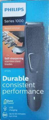 PHILIPS BT 1215/15 Trimmer 60 min  Runtime 5 Length Settings