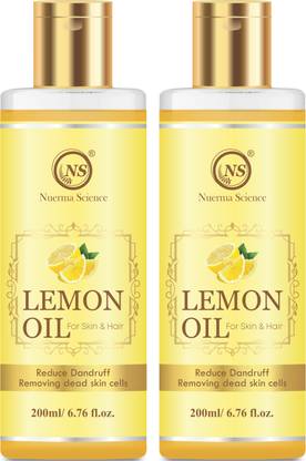 Nuerma Science Lemon Oil For Skin & Hair (Reduce Dandruff & Removes Dead Skin Cells) (Pack of 2)