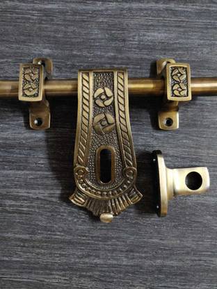 S A Brass Polished Door knobs