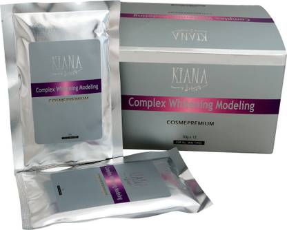 Sunil Bajaj Complex Whitening Modeling Mask, From KIANA, Pack of 12 x 30gm