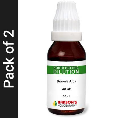Bakson's Homoeopathy Bryonia Alba 30 CH Dilution