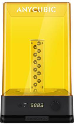 Anycubic Wash and Cure 2.0 3D Printer| UV Resin 3D Model Washing Curing | Newest Upgraded 2 in 1 | Machine for Mars Photon S Photon Mono LCD SLA DLP Models UV Rotary Curing Resin Box| 3D Printer
