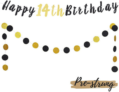 14th bbirthday banner 14th bbirthday banner