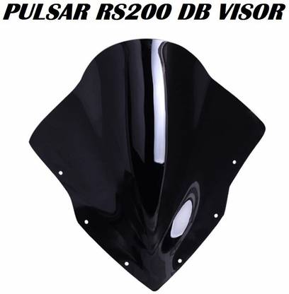BB Racing Bajaj Pulsar RS200 DB Visor Bike Windshield