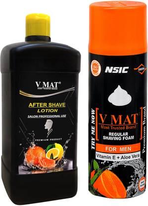 v mat Shaving Foam & After Shave Lotion