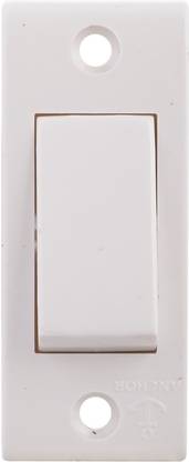 ANCHOR 14121 Penta Cherry WH 1 -Way Switch, 6 Amp, White 6 A One Way Electrical Switch