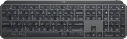 Logitech MX Keys / Advanced Illuminated Wireless, Tactile Responsive Typing, Backlit Keys Wireless Standard Multi-device Keyboard Compatible with Desktop, Laptop, Mac