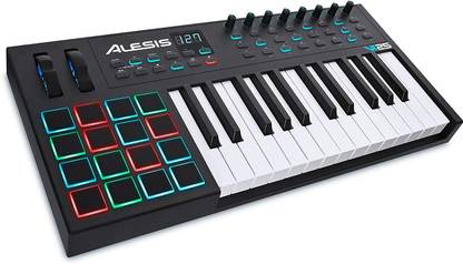ALESIS VI25 |25-Key USB MIDI Semi-Weighted Keyboard Controller with Pads & 5-Pin MIDI Out, Plus Pro Software Suite with ProTools | First Included Analog Portable Keyboard