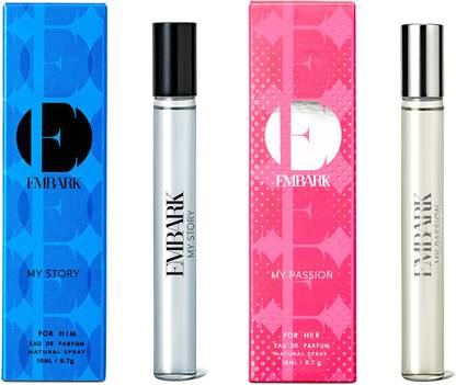 EMBARK My Story for Him + My Passion for Her 10ml Pack Eau de Parfum  -  20 ml