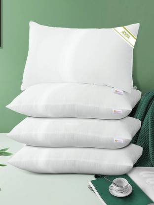 Bianca Microfibre Solid Sleeping Pillow Pack of 4