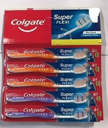 Colgate SuperFlexi Toothbrush - Medium Ultra Soft Toothbrush