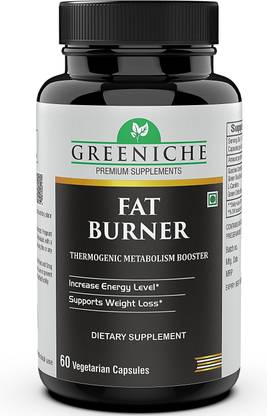 Greeniche Thermogenic Fat Burner with L-Carnitine, Garcinia, Green Tea & more Ingredients