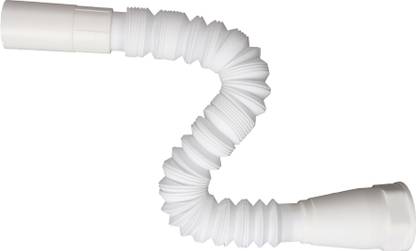 SBD 1.5 Meters Flexible PVC Long Socket Waste Drain Pipe for Wash Basin Sink_ Hose Pipe