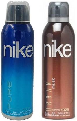 NIKE Pure and Urban Musk Deodorant Spray for Men 200ML Each (Pack of 2) Deodorant Spray  -  For Men