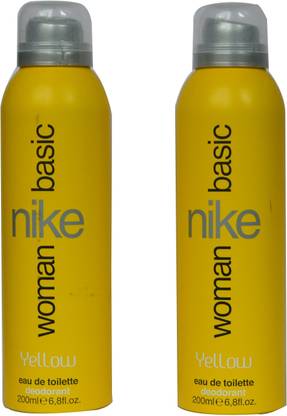 NIKE Basic Women Yellow (Pack of 2) Deodorant Spray  -  For Women