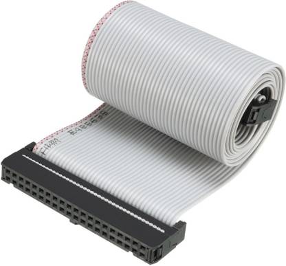 sl sales Frc cable 40 Pin 10-Inch Type-C Flat Ribbon Cable with Female connectors for Raspberry Pi B+, B2 B3 (1-Pcs) Electronic Components Electronic Hobby Kit