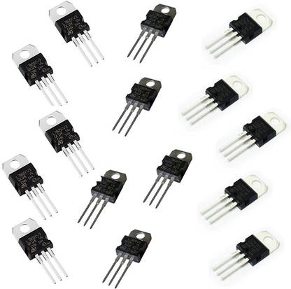 geeta enterprises Combo of 7805, 7809, 7812 Voltage Regulator IC 5 Pcs each Electronic Components Electronic Hobby Kit