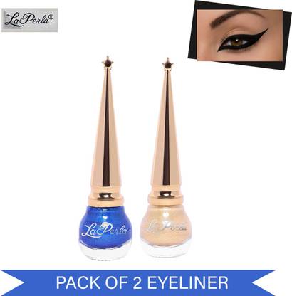 La Perla Bonsai Blue5.5 ml & Bonsai Golden5.5 ml Eyeliner (Set of 2) 11 ml