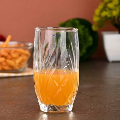 VOCAL (Pack of 12) STYLISH SHINY CRYSTAL WATER,JUICE MULTIPURPOSE GLASS NP3 Glass Set Water/Juice Glass