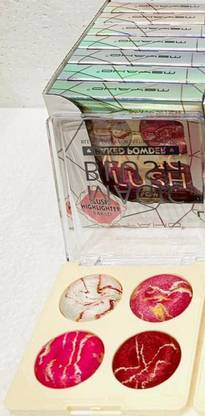 Sara Enterprise Msyaho baked highlighter magic blush palette blends easily for lasting coverage Highlighter