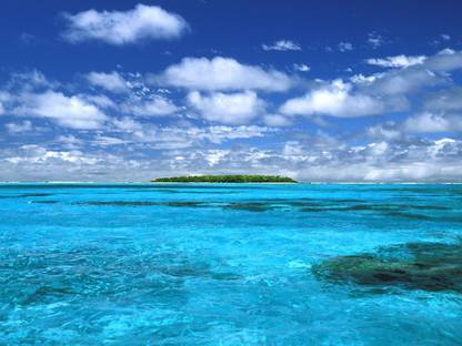 Digi2cart L2115 Skyblue Beach Laptop Sticker Vinyl Laptop Decal 15.6