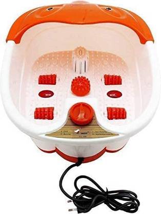 LINER BOUTIQUE Electric Foot Bath Massager Foot Spa Bath and Roller, Vibration, Bubbles Pedicure Massager for Feet Pain Relief and Care Heated Bath Massager - 4 Roller (multicolor) Electric Foot Bath Massager Foot Spa Bath and Roller, Vibration, Bubbles Pedicure Massager for Feet Pain Relief and Care Heated Bath Massager - 4 Roller (multicolor) Massager