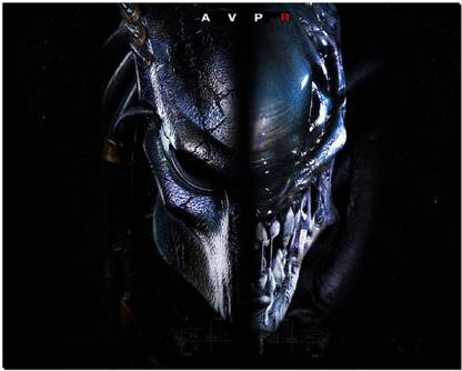 SKY DOT alien aliens vs predator requiem predator wallpaper preview Non Slip Base Mousepad