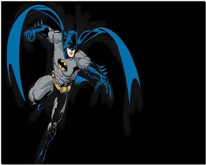 SKY DOT batman logo batman sketches Non Slip Base Mousepad