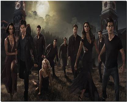 SKY DOT 8k ian somerhalder paul wesley the vampire diaries wallpaper Non Slip Base Mousepad