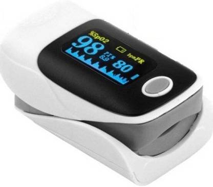 MANTRA Finger Tip Pulse Oximeter with Perfusion Index, Heart Rate and SpO2 Levels Oxygen Meter with LED Display Pulse Oximeter