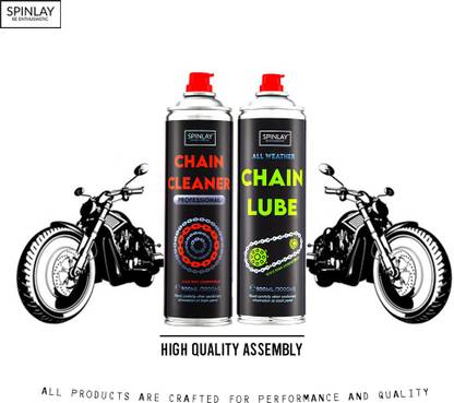 SPINLAY Combo Chain Lube & Chain Cleaner Chain Oil