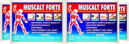 AIMIL Muscalt Forte Tablets for Bone & Joint Wellness | Reduces Pain and Inflammation (Pack of 4)